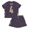 Conjunto (Camiseta+Pantalón Corto) Inglaterra Rice 4 Segunda Equipación Euro 2024 - Niño